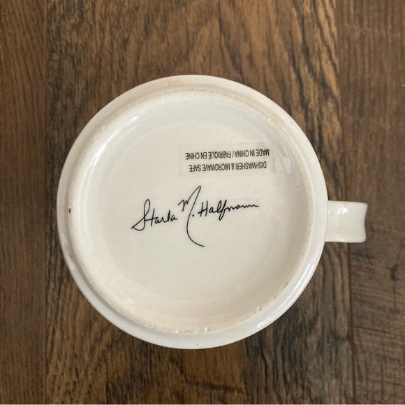 Anthropologie Starla M Halfmann Mug K Monogram - Picture 3 of 5